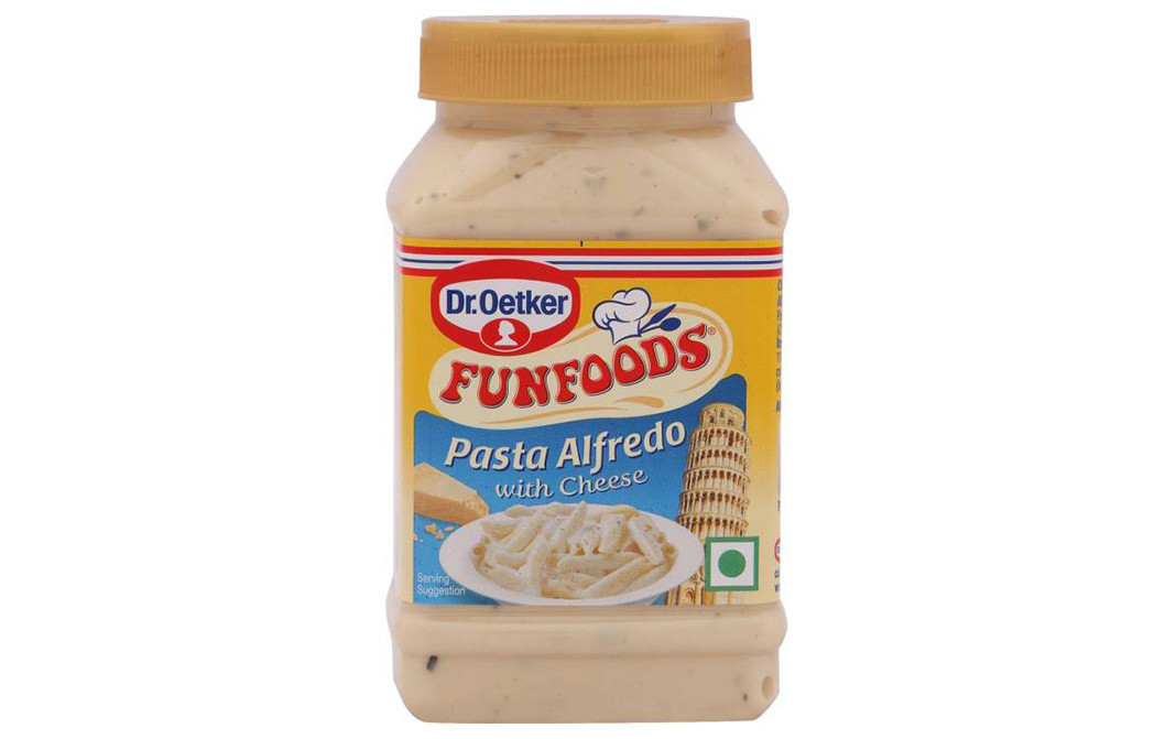 Dr. Oetker Fun foods Pasta Alfredo With Cheese   Plastic Jar  275 grams